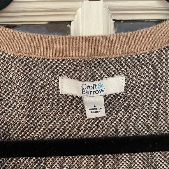 Croft & Borrow Plaid Blouse Large - Picture 4 of 5